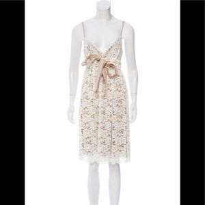 Diane Von Furstenberg Sleeveless Lace Dress Size 4